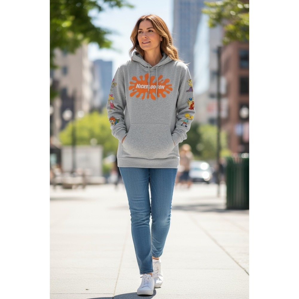 Vtg Nickelodeon
Rugrats Hoodie
Sweatshirt Sz Hey
Arnold Chuckie Angry
Beavers, M